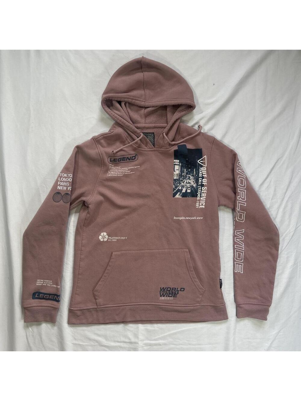 Brooklyn Cloth Men's Pink Hoodie